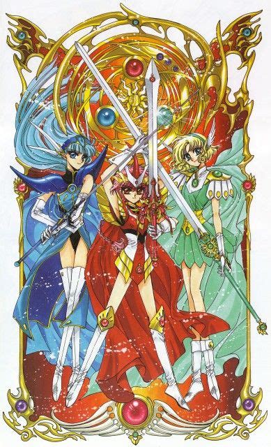 Clamp Magic Knight Rayearth Magic Knight Rayearth Illustrations Collection Fuu Hououji Umi