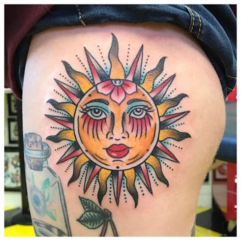 55 Totally Inspiring Ideas For Sun Tattoo Design Sun Tattoo Designs