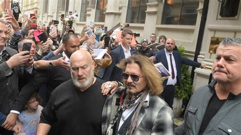 Johnny Depp Spotted In Birmingham As He Continues Surprise Uk Tour With