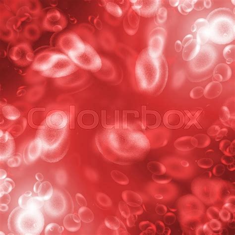 Abstract Background Grouping Of Red Blood Cells Stock Photo Colourbox