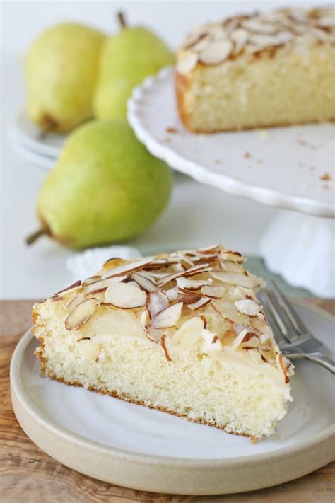 Pear Almond Cake Glorious Treats