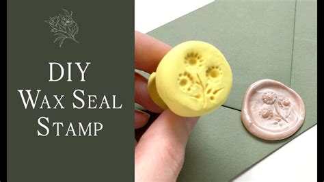 Diy Wax Seal Stamp Tutorial How To Make A Stamp Youtube