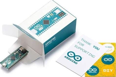 Arduino Micro With Headers A000053 Mini Controller 5v 16 Mhz Atmega32u4