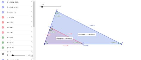 Tri Ngulos Y Semejanzas Antes De La Trigonometr A Geogebra