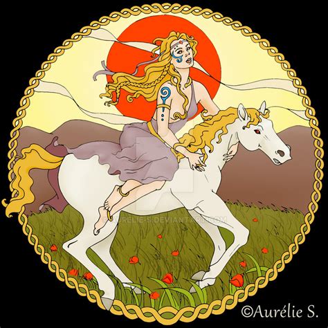 Macha The Irish Goddess Of Horses By Aurelie S On Deviantart