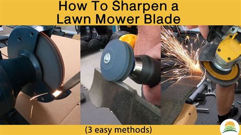 You will need to sharpen each side of your blade. How To Sharpen a Lawn Mower Blade - YouTube