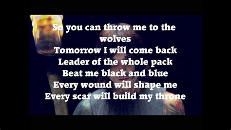 Bring Me The Horizon Throne Lyrics Youtube