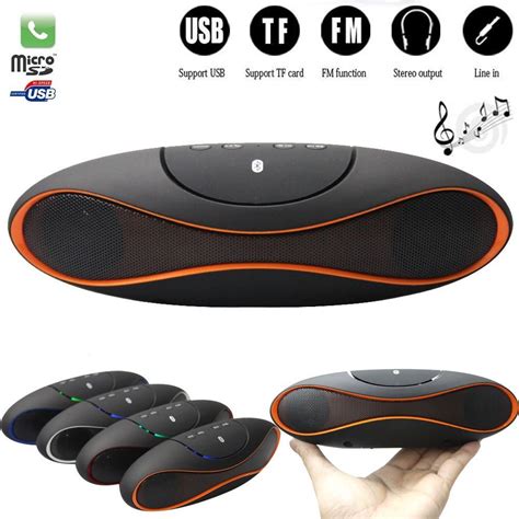 Megoodo Portable Fashionable Footballrugby Wireless Bluetooth Speaker