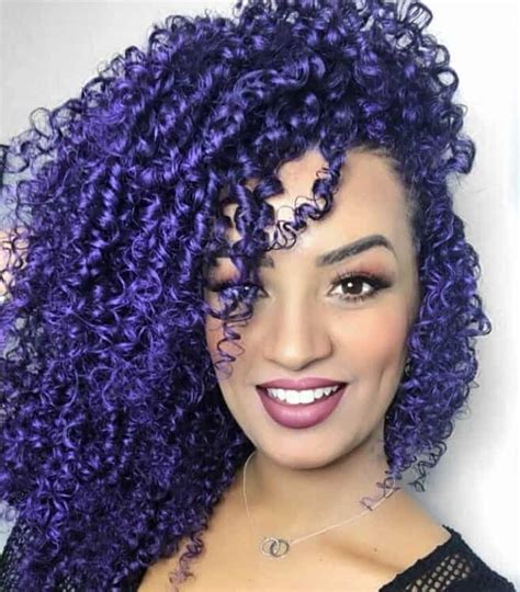 11 Eccentric Purple Curly Hairstyles To Try In 2024