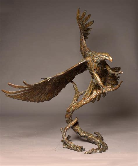 Portfolio Air Force One Bronze Bald Eagle Sculpture Stefan Savides