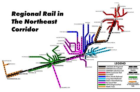 Transit Maps Submission Fantasy Map Greater Northeast