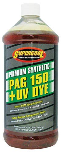 Tsi Supercool P150 32d Pag 150 Viscosity Plus Uv Dye Oil 32 Oz