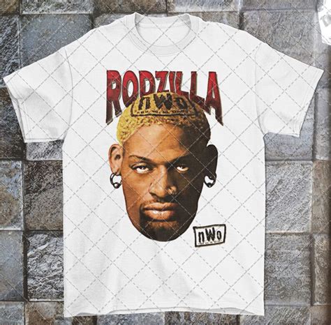 Retro Dennis Rodman Rodzilla T Shirt Etsy