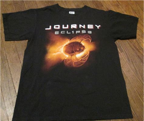 Journey Eclipse Concert North American Tour Shirt 2011 Size Medium Free