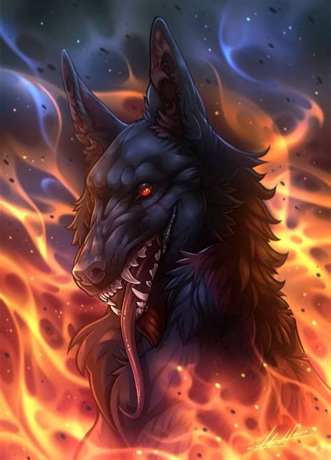 Have It My Way By Riskikoi Fantasy Wolf Mythical Creatures Art