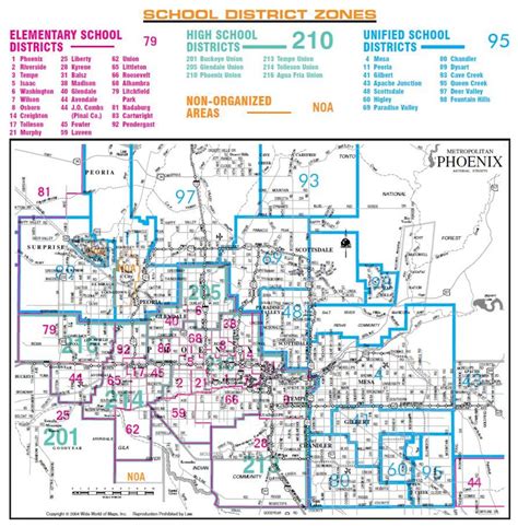 School Districts In Arizona Map Time Zones Map