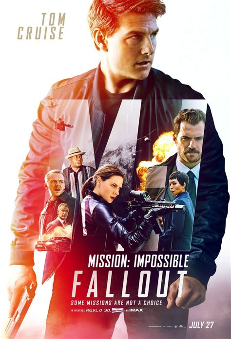 Ethan hunt (tom cruise) is a secret agent framed for the deaths of his espionage team. New Posters For Mission: Impossible - Fallout - blackfilm ...