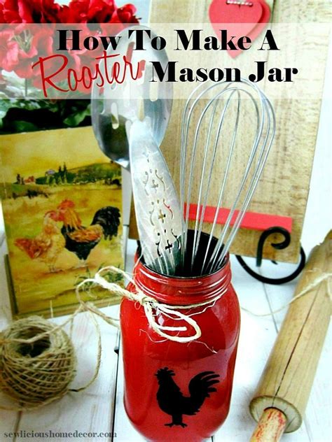 Check spelling or type a new query. How To Make Rooster Mason Jars Gift and Craft Kitchen Ideas