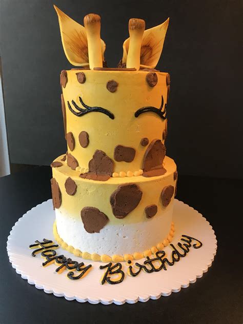 Prochef I Made A Giraffe Cake Food Recipes Giraffe Birthday Cakes