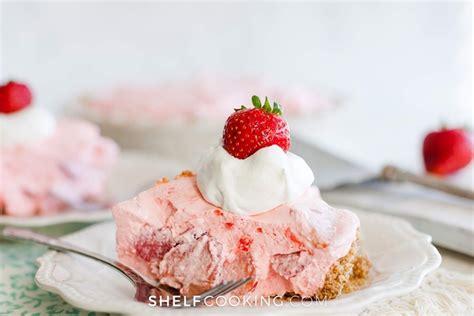 No Bake Strawberry Cream Pie Dessert Recipe Shelf Cooking