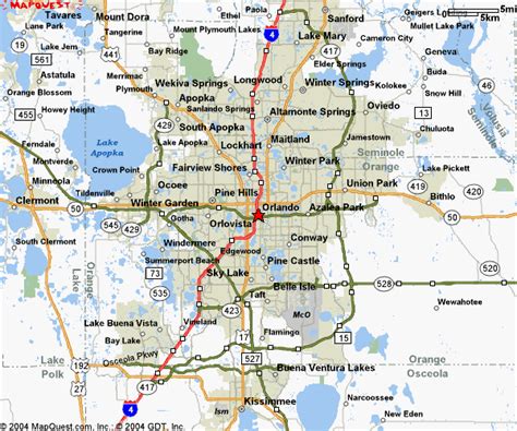 Nice Map Of Orlando Florida Orlando Florida Map Amazing Maps