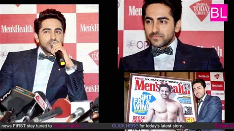 ayushmann khurrana on the cover of men s health the actor shows off his delicious six pack abs