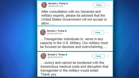 trump bans transgender service members good morning america