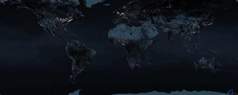 Download Wallpaper Night Earth Map X Dual By Joeshaw Dual Monitor