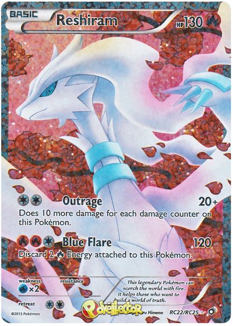 Reshiram possesses a very nice offensive typing that is backed by good stats and a decent movepool. Reshiram - Radiant Collection #22 Pokemon Card