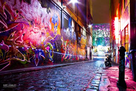 Wallpaper Pink Purple Art Light City Graffiti Road Alley Street Art Night 5184x3456