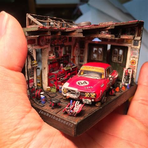 Resultado De Imagem Para Scale Shadow Box Diorama Car Diorama