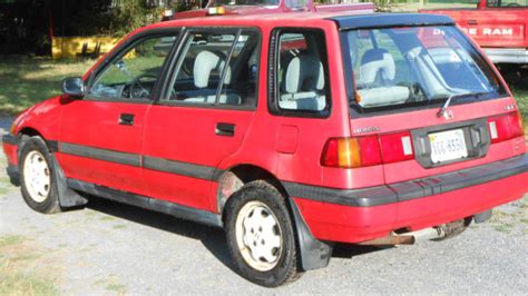 1991 Honda Civic Rt Awd Real Time Wagon 5 Speed For Sale Honda Civic