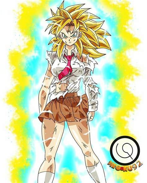 Female Super Saiyan Rage Anime Dragon Ball Super Dragon Ball Super Manga Dragon Ball Art