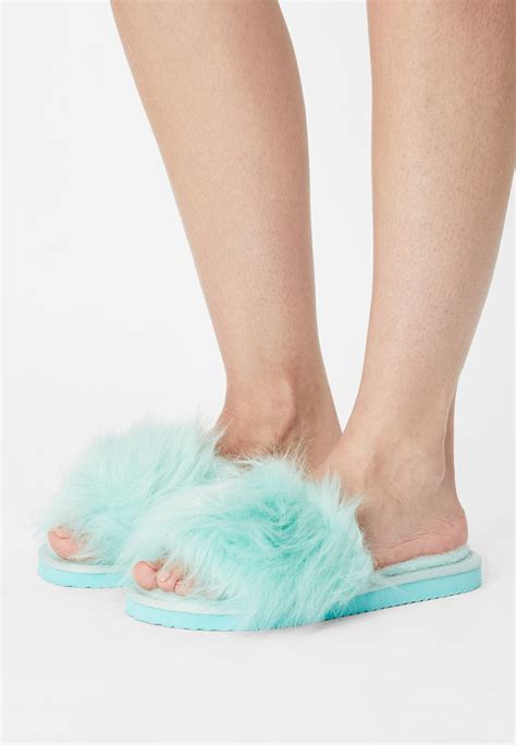 Flipflop Hairy Pool Chaussons Winter Sagementhe Zalandoch