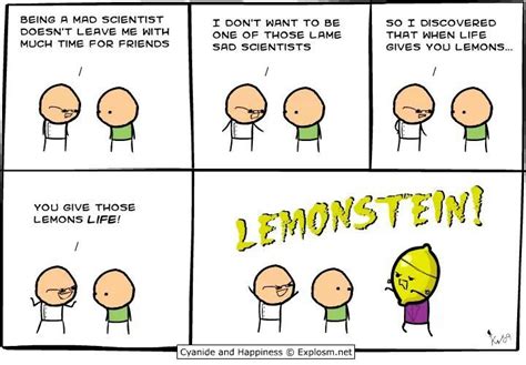 Comic Strip About Lemons Being Used To Describe What They Are Doing And