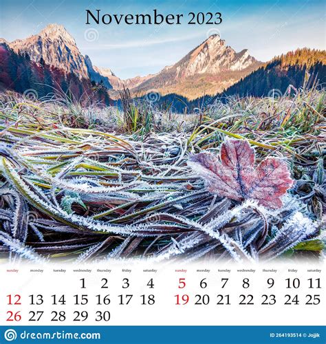 Square Wall Monthly Calendar Ready For Print Stock Photo Image Of