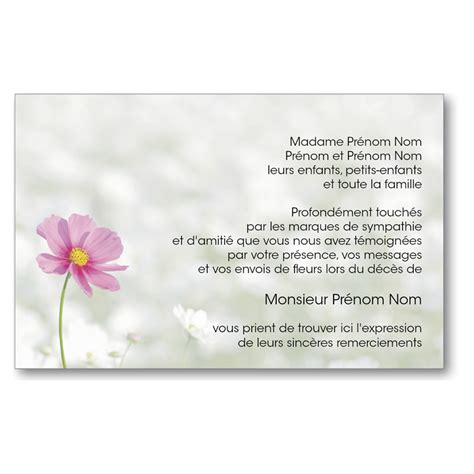 Cartes De Remerciements De Condol Ances Personnalisables