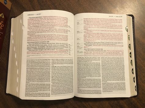 Personalized Niv Large Print Life Application Study Bible Thumb Indexed