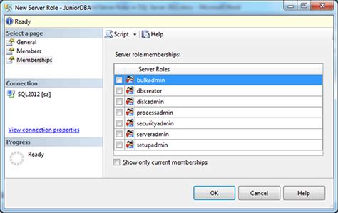 Create A User Defined Server Role In Sql Server With T Sql Ssms