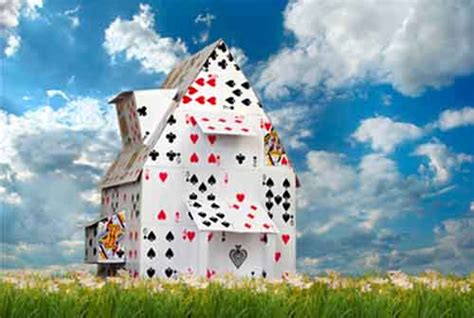 28 house of cards falling foto's en beelden. Economy July 2008 - The House of 'Cards' is Falling Down