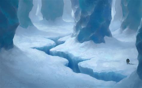 Ice Cave Cartoon Wallpaperuse