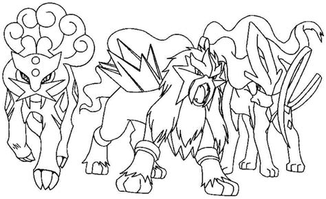 Raikou Coloring Pages Free Printable Coloring Pages For Kids