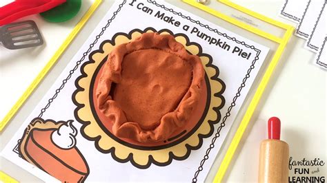 Pumpkin Pie Play Dough Fractions Youtube