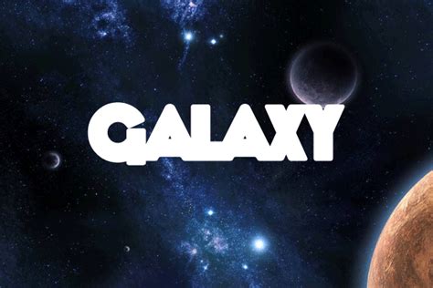 Galaxy Style Text Effect