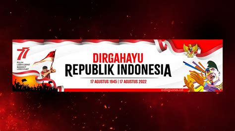 Banner 17 Agustus 2022 Dirgahayu Indonesia Youtube