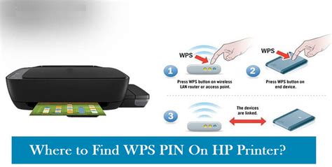 Where To Find Wps Pin On Hp Printer Wps Pin Hp Printer