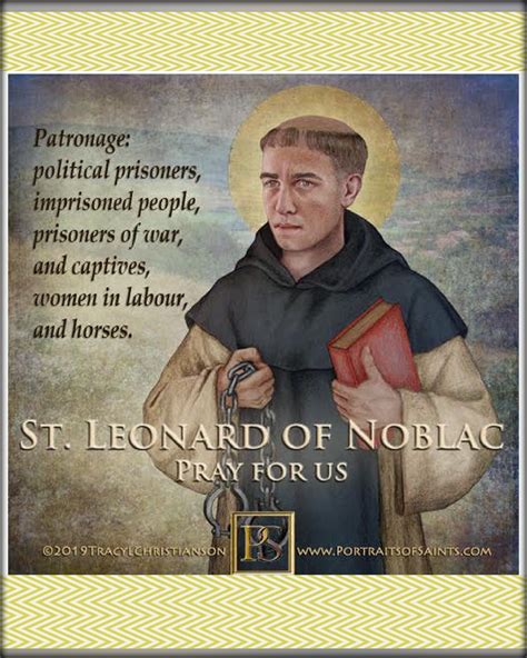 Feast Of St Leonard Of Noblac 6th November Prayers And Petitions