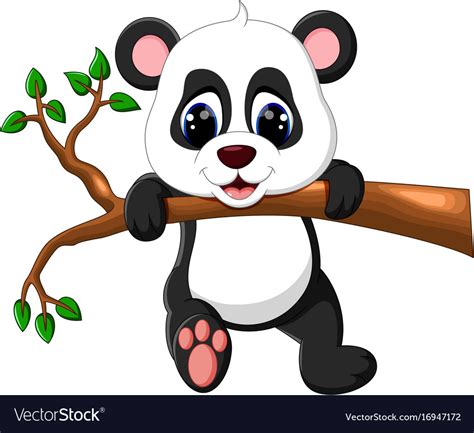 Cute Baby Panda Cartoon Vector Clipart Friendlystock Ph
