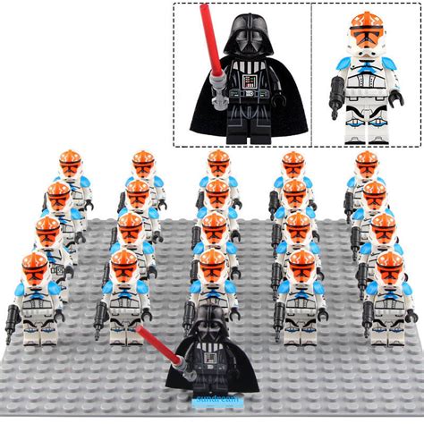 Star Wars 332nd Company Clone Trooper Army Lego Moc Minifigures Toys