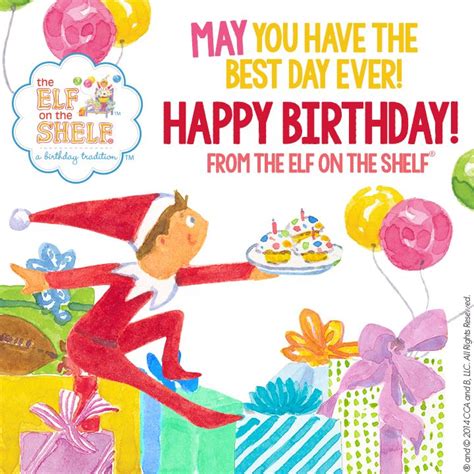 Happy Birthday Birthday Letter From Elf On The Shelf Printable